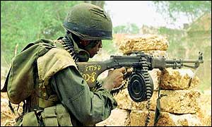 Sri Lankan soldier