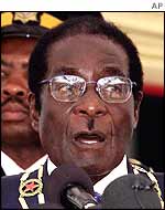 Zimbabwe President Robert Mugabe