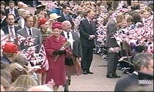 Queen in Stornoway