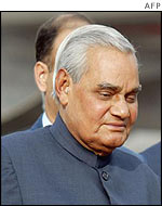 Indian Prime Minister Atal Behari Vajpayee