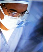 Doctor holds x-ray