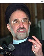 Iranian President Mohammad Khatami
