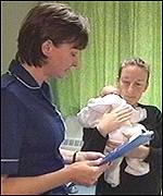 Mum and midwife