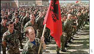 KLA troops