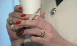 Woman smoking