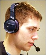 Call centre worker