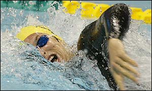 Swimmer Ian Thorpe