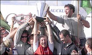 Patrizio Bertelli's team won the last Louis Vuitton Cup in impressive style