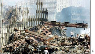 Ruins of the World Trade Center