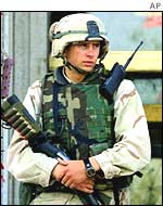 US marine in Kabul