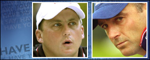 Darren Gough and Graham Thorpe