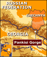 Map of Pankisi Gorge