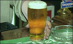 Pint of lager