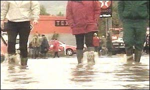 Ruthin town centre