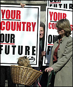 protest banners