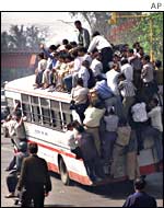 Delhi bus