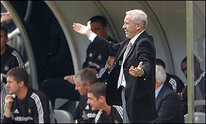 Peter Reid watches from the sidelines