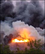 Dawn Pac fire