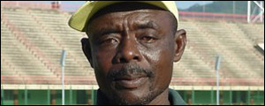 Sierra Leone's national football team manager Sam Obi Metzger