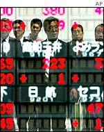 Tokyo share prices