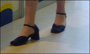 Strappy heels
