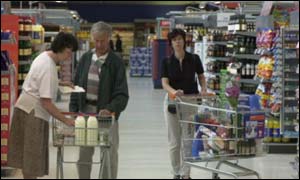 Supermarket aisle