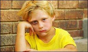 Posed picture of boy