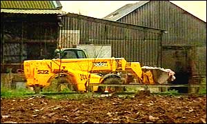 Machinery at farm