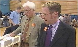 Mike Wolfe (right) 
