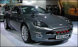 James Bond's Aston Martin Vanquish