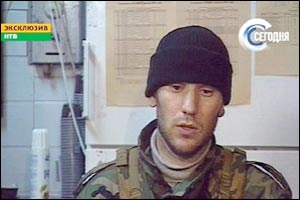 Movsar Barayev. Picture NTV