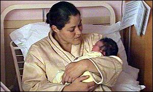 Mother and baby