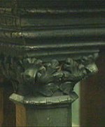Charred altar