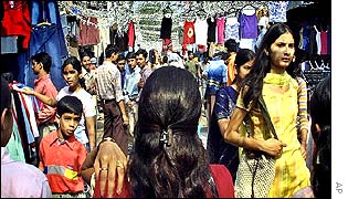 Indian shoppers 