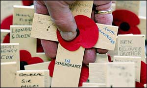 Wooden crosses