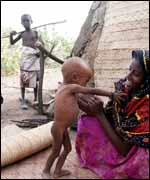 Famine victims