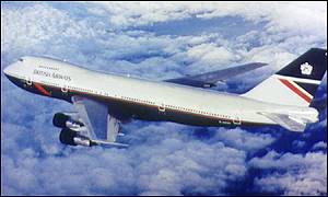 A passenger jet