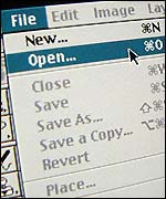 Computer menu