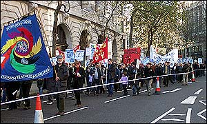 Marching teachers