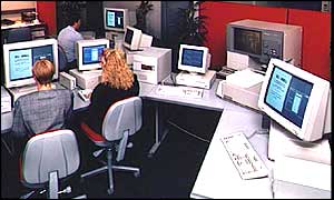 Workers in office