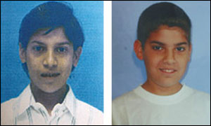Dvir Anter, 13, and Noy, 12, Anter [photo: Haaretz newspaper]