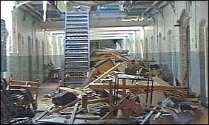 Inside prison