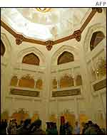 Inside the palace