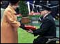 Constable Paul Slaine received the award on behalf of the RUC