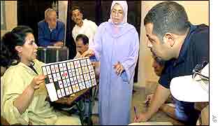 Voting in Morocco