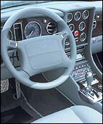 Bentley driver seat