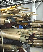 Cow hides