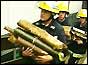 Firemen rescue documents