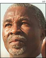 South African President Thabo Mbeki