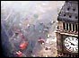 The scene from Big Ben